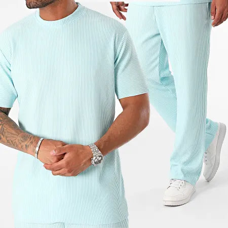Ensemble "Costa Brava" bleu ciel